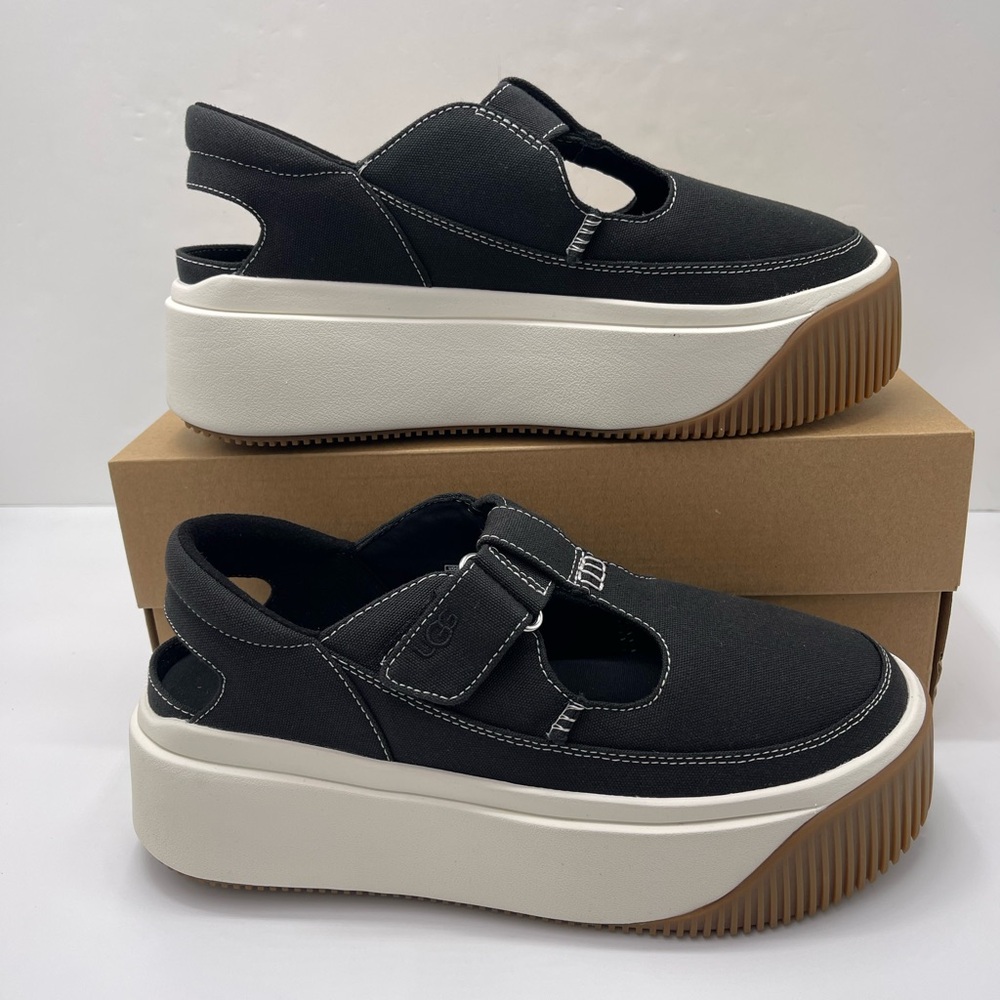 UGG
W / 1167500
W EZ-DUZZIT T-STRAP Ez-Duzzit Platform T-Strap Sneaker Black - Picture 1 of 16